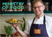 nhs workers online cookery class ministry of food jamie oliver
