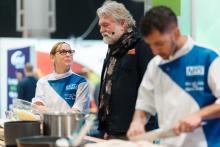 Hairy Biker Si King hosts top chef demos at Public Sector Catering Expo
