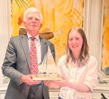 Keira Carolan announced as 2026 William Heptinstall Scholar