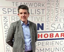 Marcus Heap, sales & marketing director at Hobart 