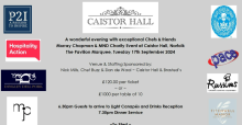Charity event at Caistor Hall to raise money for Murray Chapman & MND