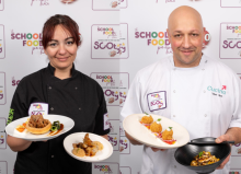 Two school chefs Duygu & Taher qualify for SCOTY national final