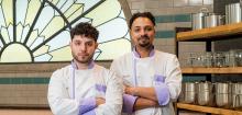 Pastry chefs Erycsson Barbosa and Jamie Akitoye