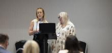 Olivia Oakley and Jan Parnell from the Natasha Allergy Research Foundation