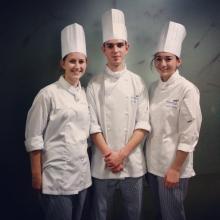 Westminster Kingsway College trainee chef student of the year diploma