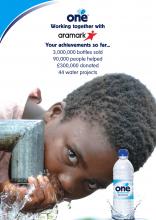 Aramarks 2014 One Water poster