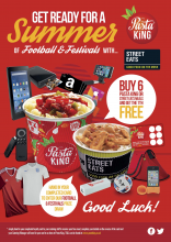 Pasta King launches summertime loyalty scheme