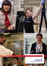 Sodexo apprentices National Apprenticeship Week
