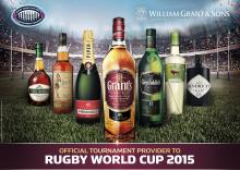 William Grant & Sons named as official provider of Rugby World Cup 2015