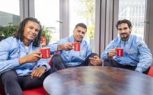 Nathan Ake, Rodri and Ilkay Gundogan