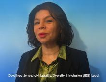 Dorothea Jones, Equality, Diversity, and Inclusion (EDI) lead