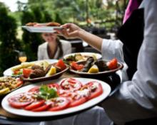 catering industry bar staff waiters waitresses living wage minimum wage