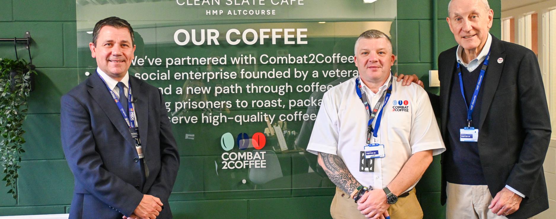 Sodexo partners with Combat2Coffee to open roastery & café at HMP Altcourse 