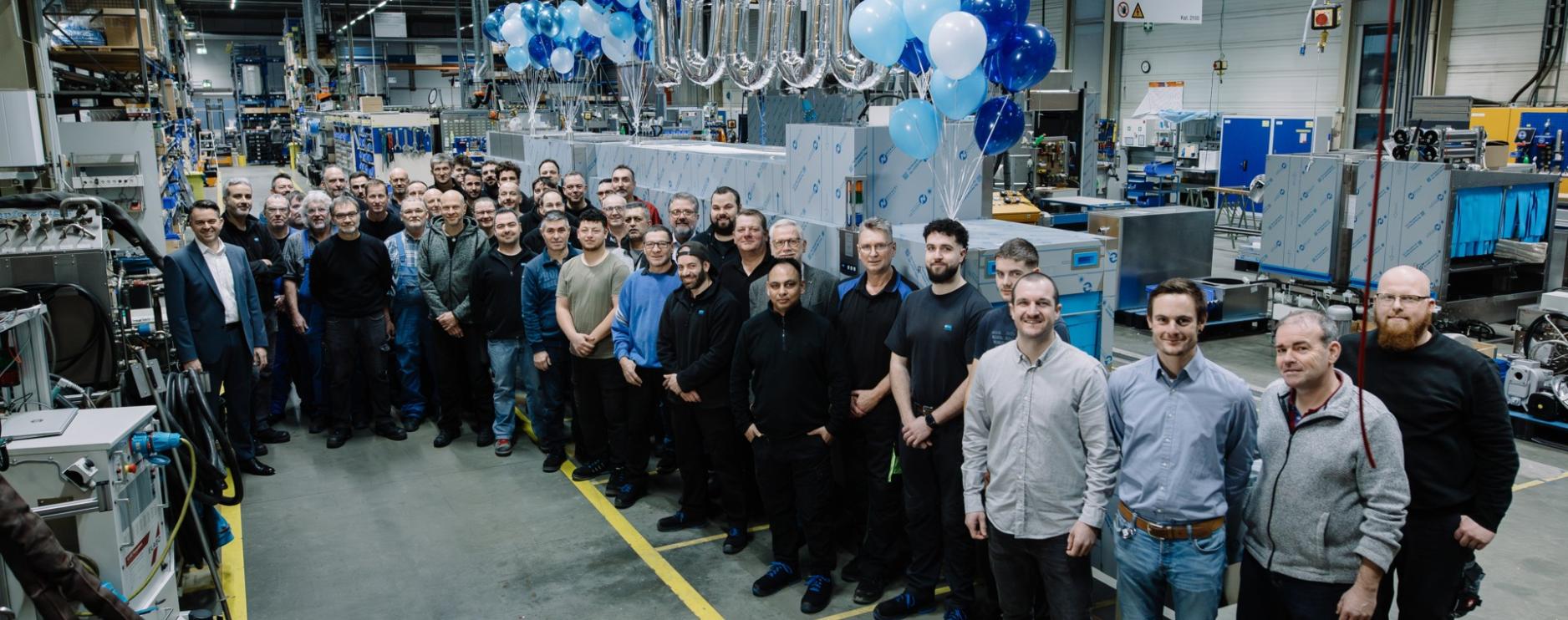 Meiko celebrates major milestone as 10,000th M-iQ machine built