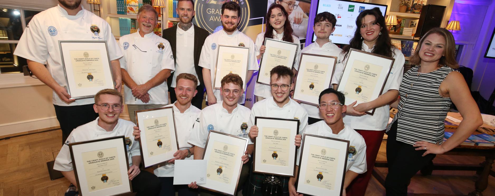 Craft Guild of Chefs celebrates as 10 chefs achieve Graduate Awards