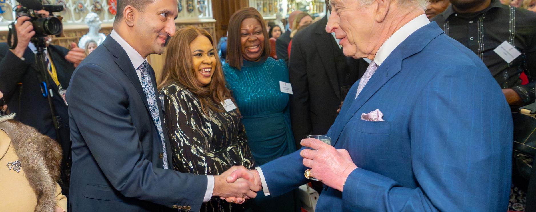 NACC chair attends royal reception at Windsor Castle recognising UK carers 