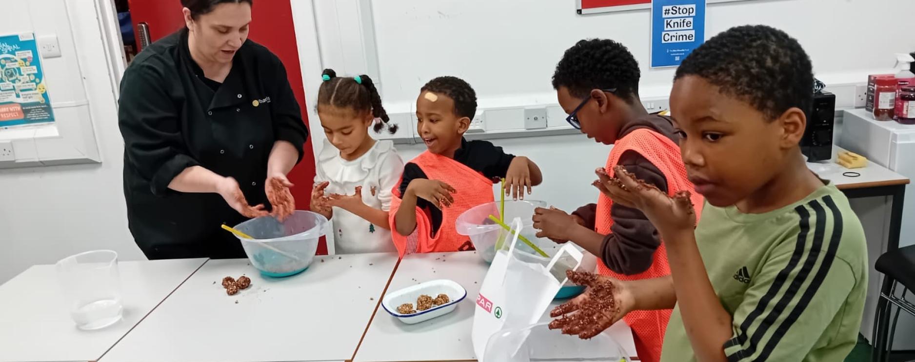 Chartwells Schools educates pupils on nutrition at HAF event in Leicester