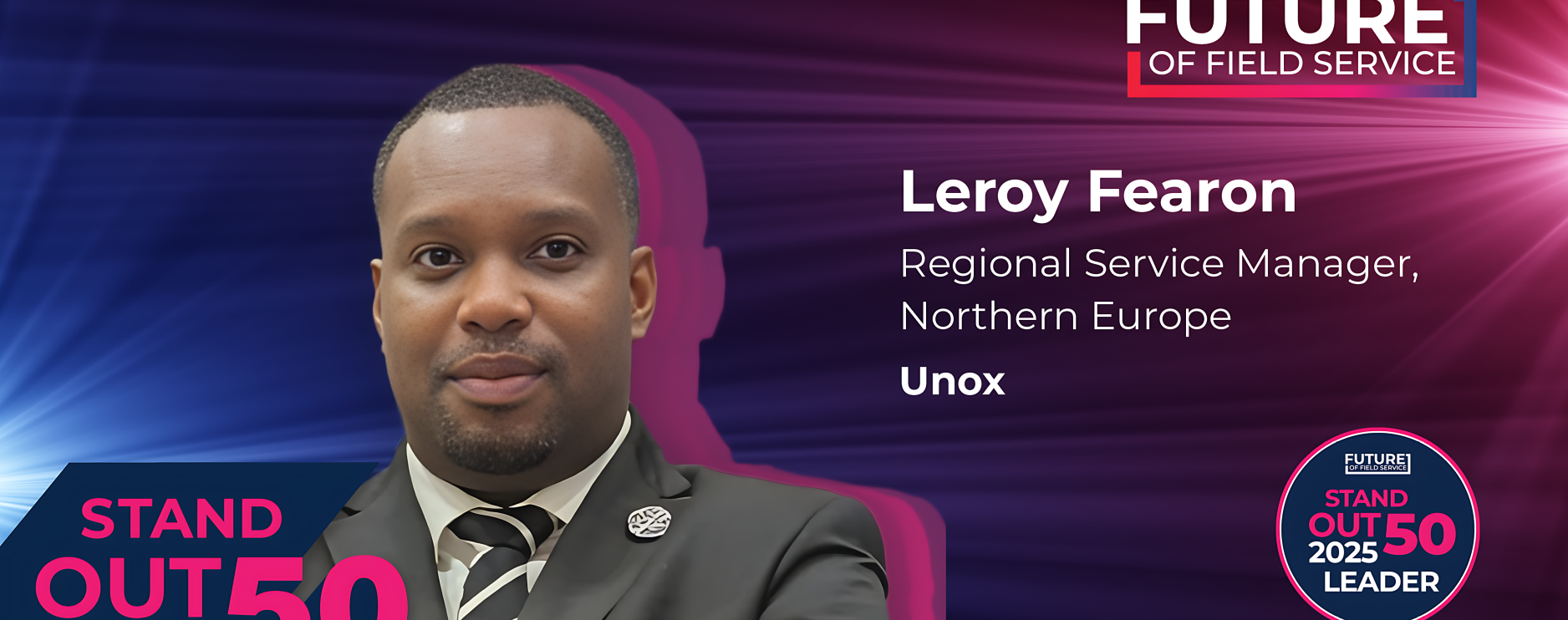 Unox celebrates team leader Leroy Fearon winning accolade
