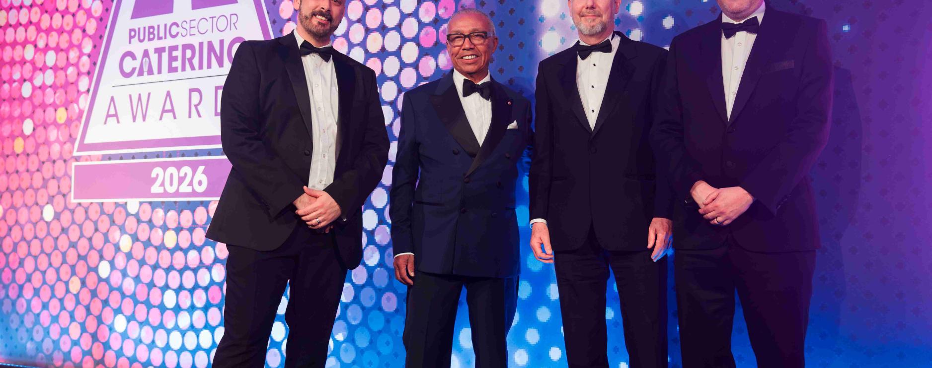 Andy Kemp MBE secures Lifetime Achievement accolade at Public Sector Catering Awards 