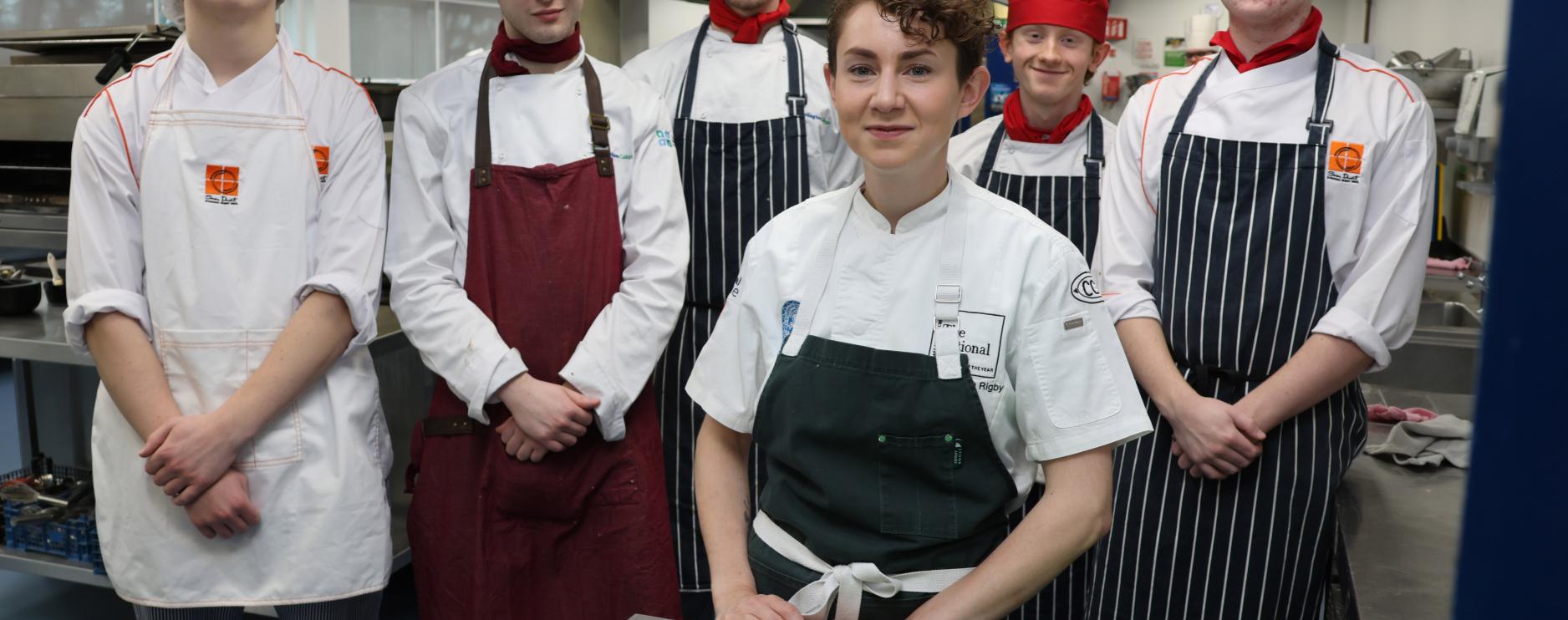 Chef Ruth Hansom ‘inspires’ next generation of chefs at Darlington College
