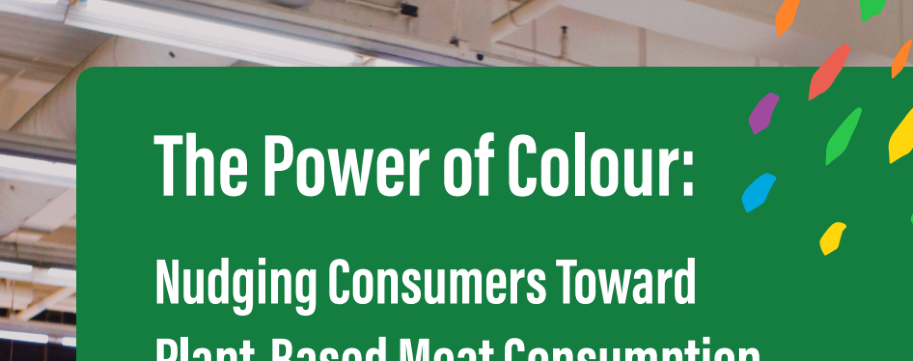 ‘The Power of Colour: Nudging Consumers Toward Plant-Based Meat Consumption’