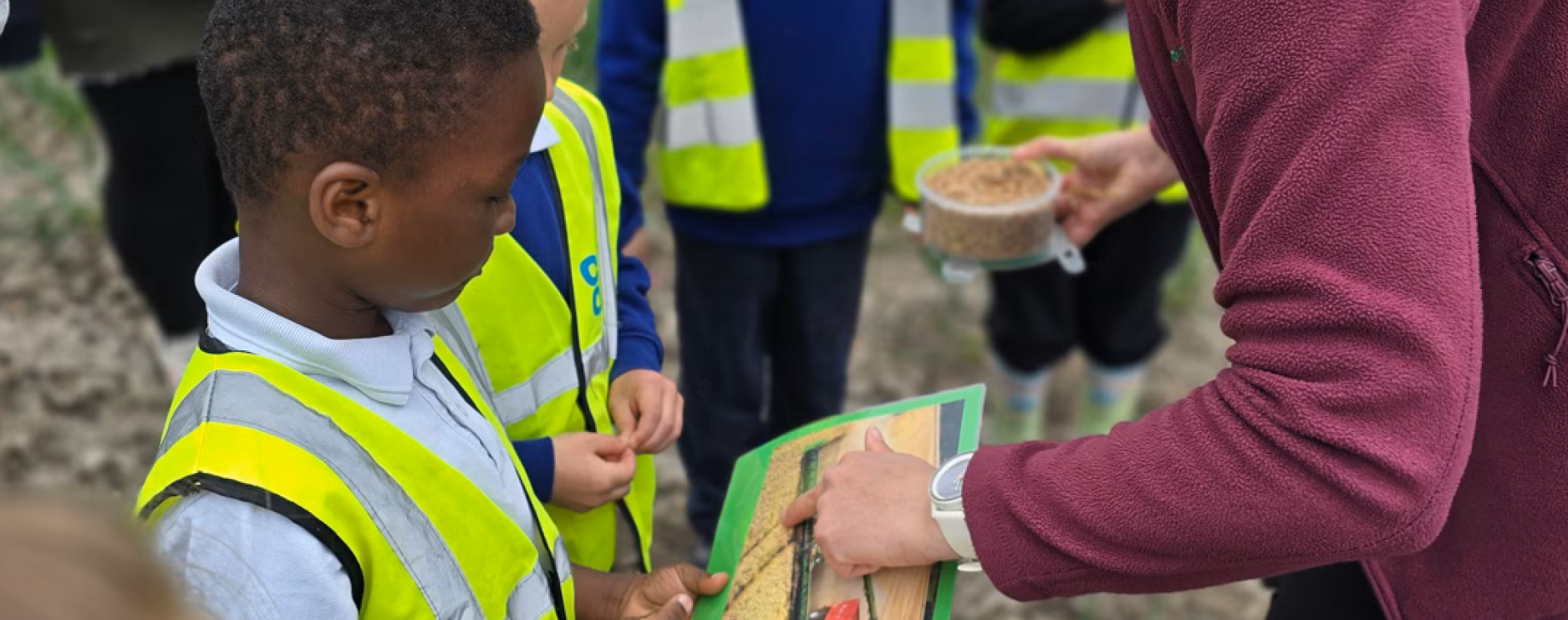 Müller teaches schoolchildren about farm to fridge journey  