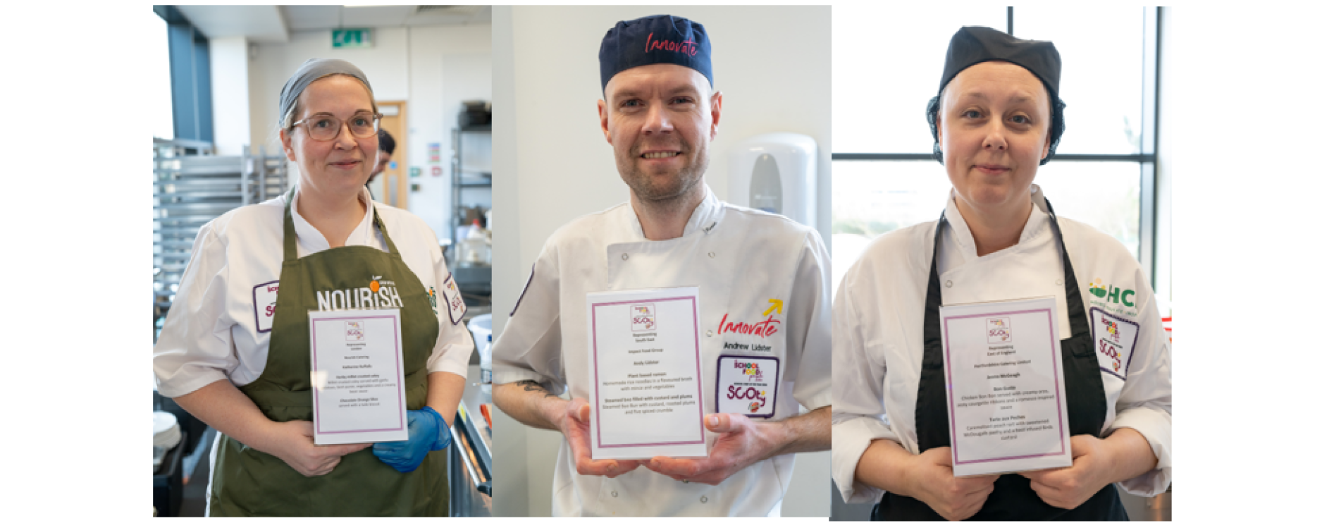 Trio advance to School Chef of the Year national final 