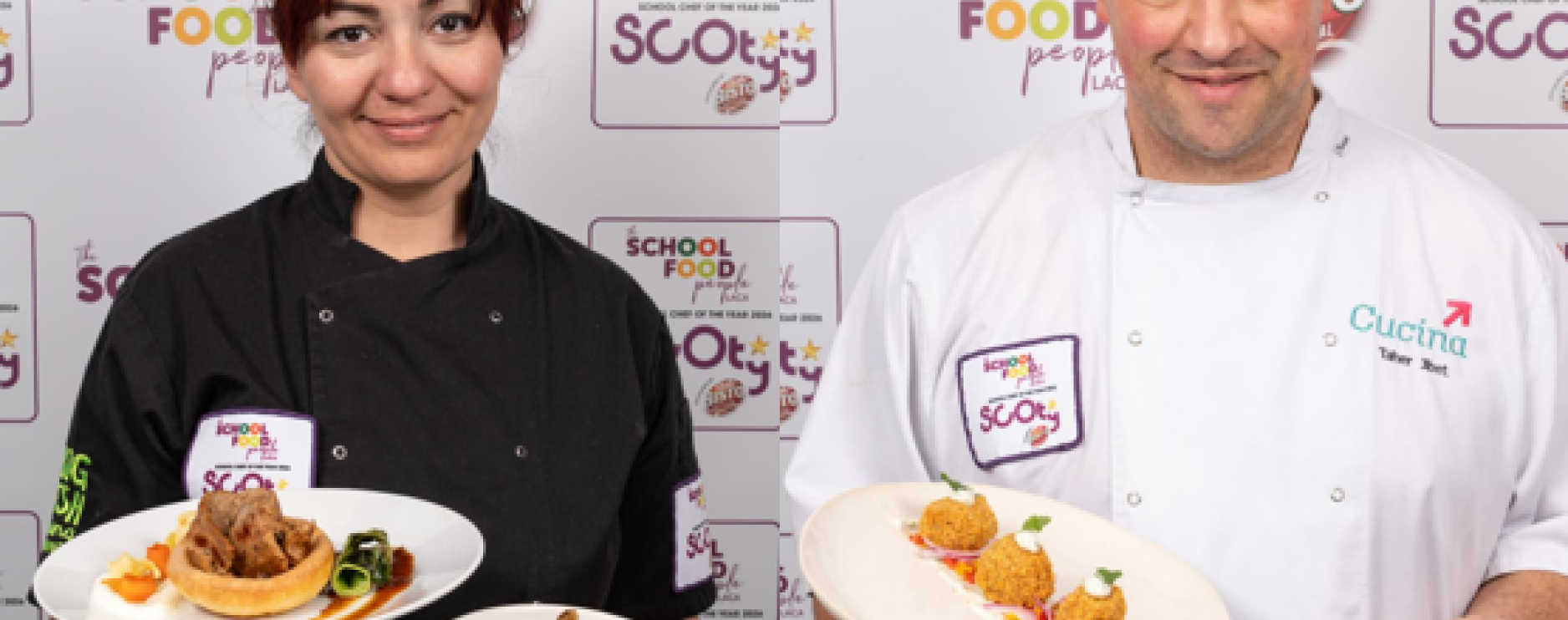 Two school chefs Duygu & Taher qualify for SCOTY national final