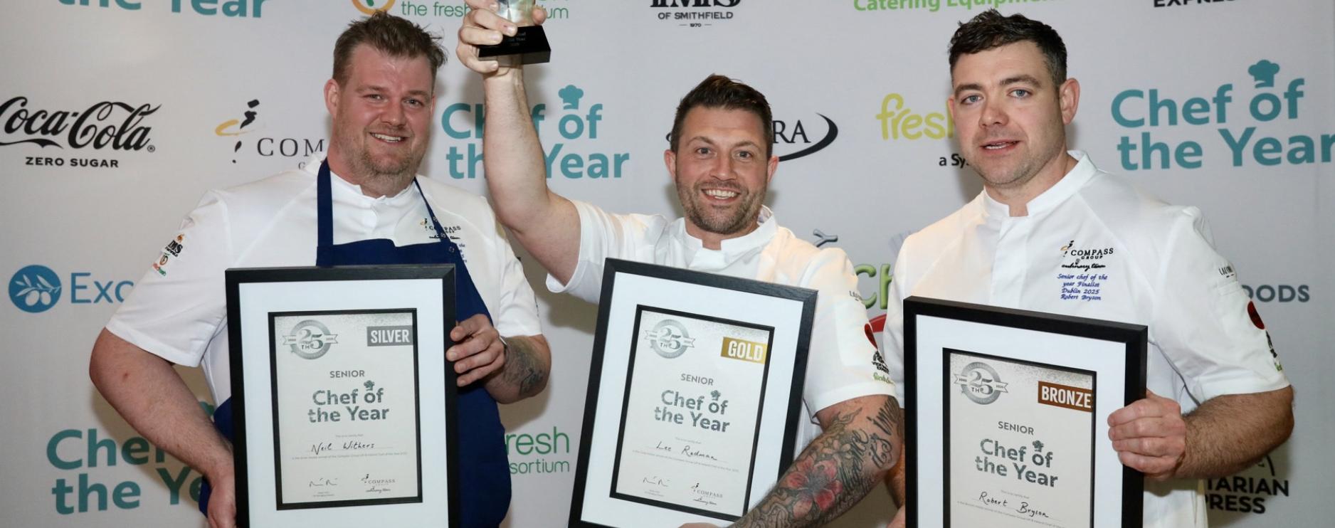 Compass Group names Lee Redman as Senior Chef of the Year winner