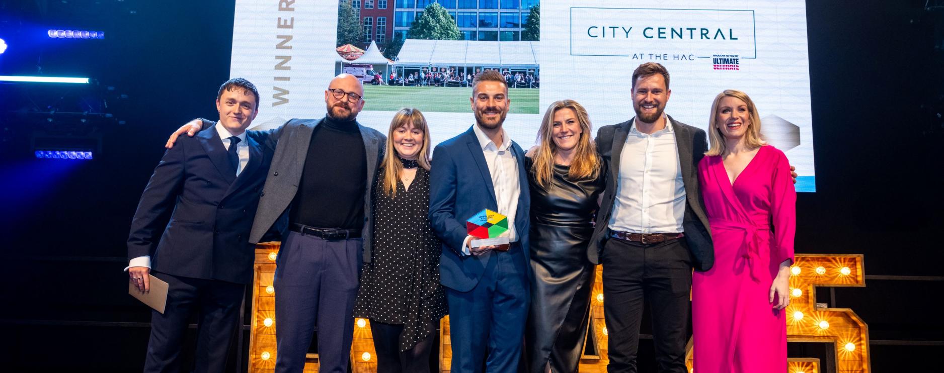 Ultimate and Create celebrates success at London Venue & Catering Awards