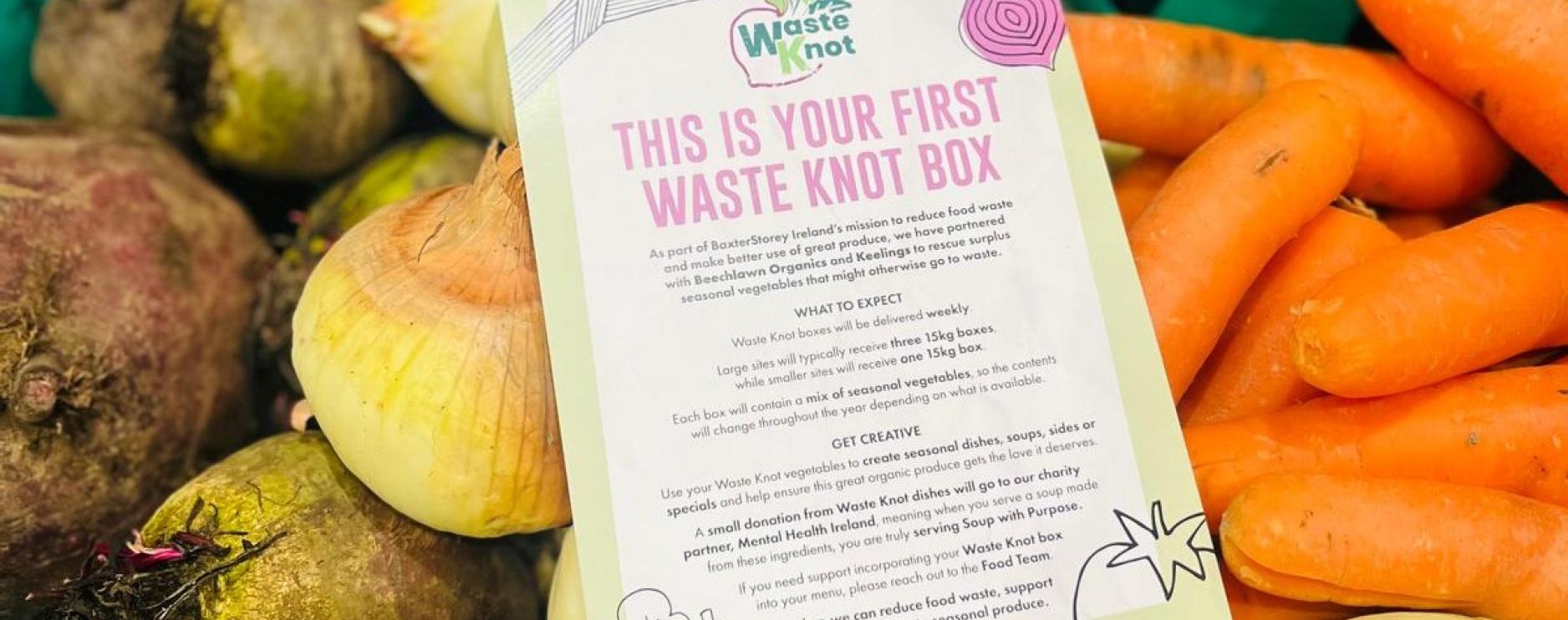 BaxterStorey becomes first foodservice business in Ireland to partner with Waste Knot