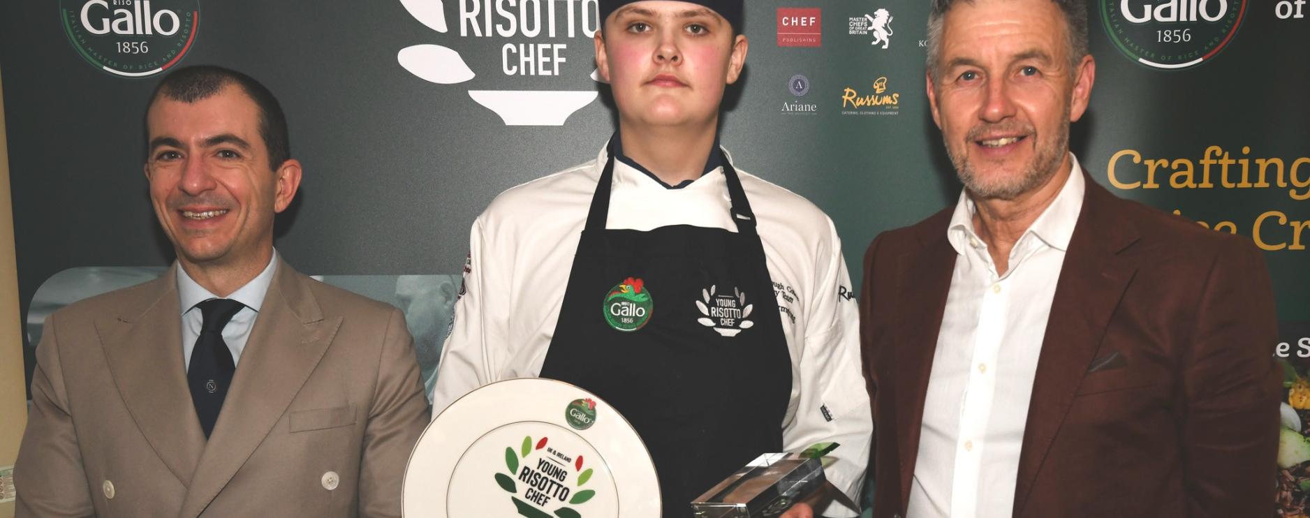 Nathan Armstrong wins Riso Gallo UK & Ireland Young Risotto Chef of the Year 