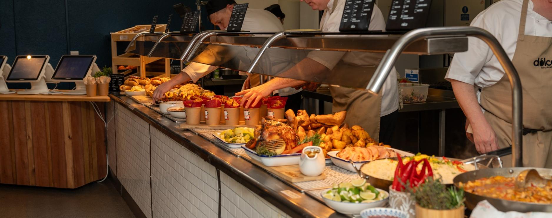 Dolce Schools Catering partners with Olio & ReFood to cut food waste