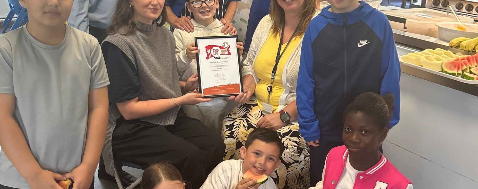 Inverclyde Council celebrates 7 years of healthy & sustainable school meals