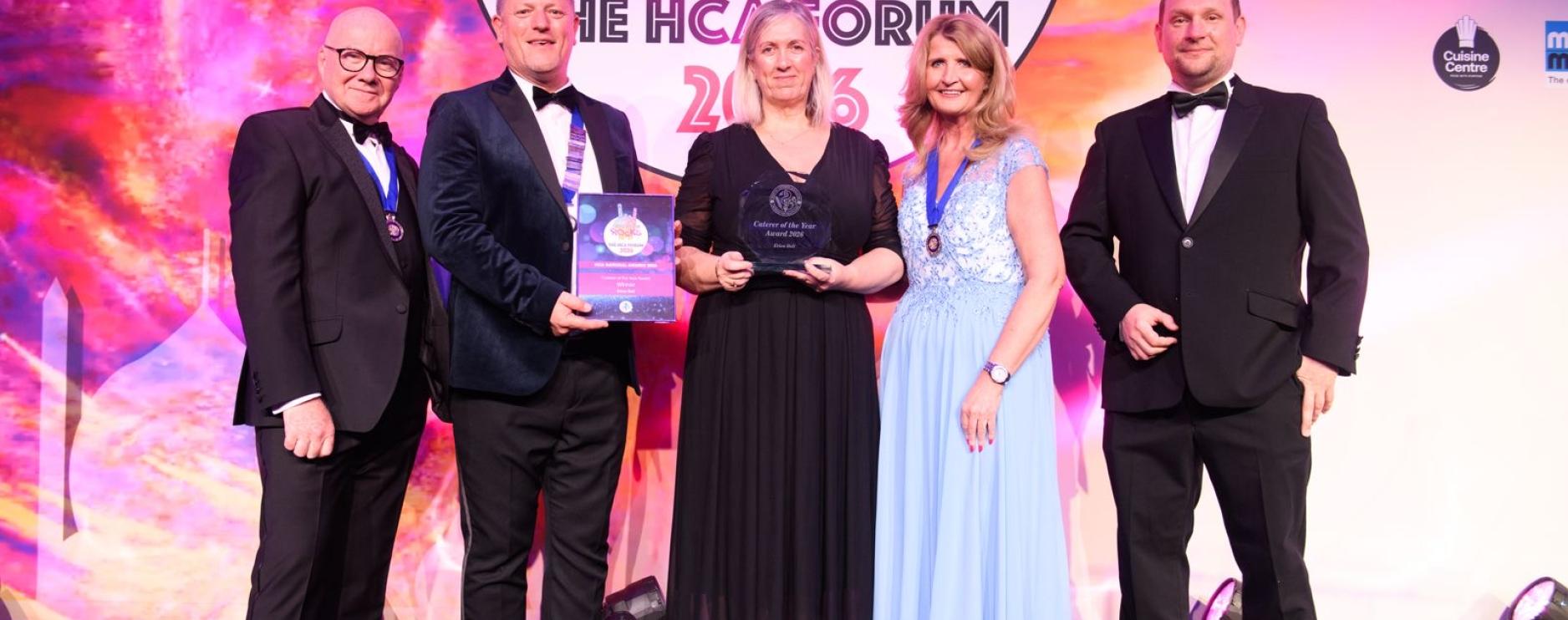 Erica Bell wins Caterer of the Year title at Hospital Caterers Association Awards