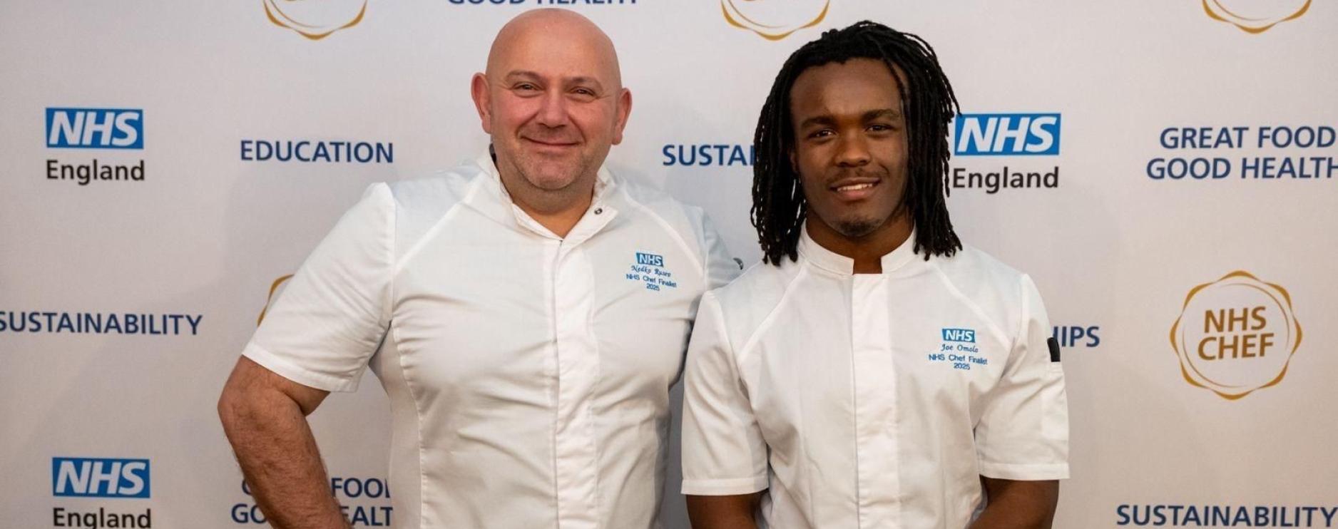 Duo join forces & emerge victorious in NHS Chef of the Year competition