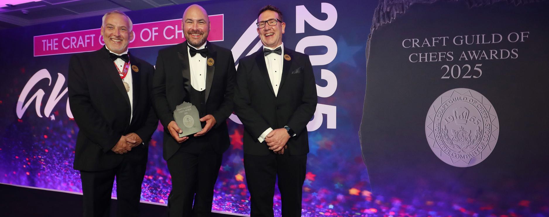 Matt Lord wins Public Sector Chef accolade at Craft Guild of Chefs Awards 