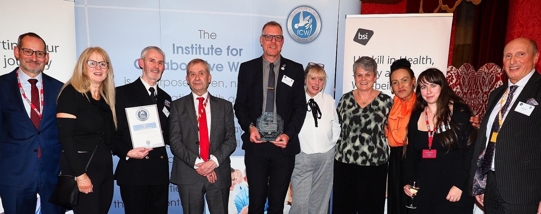 ESS & Royal Navy win accolade for removing single-use cups initiative 