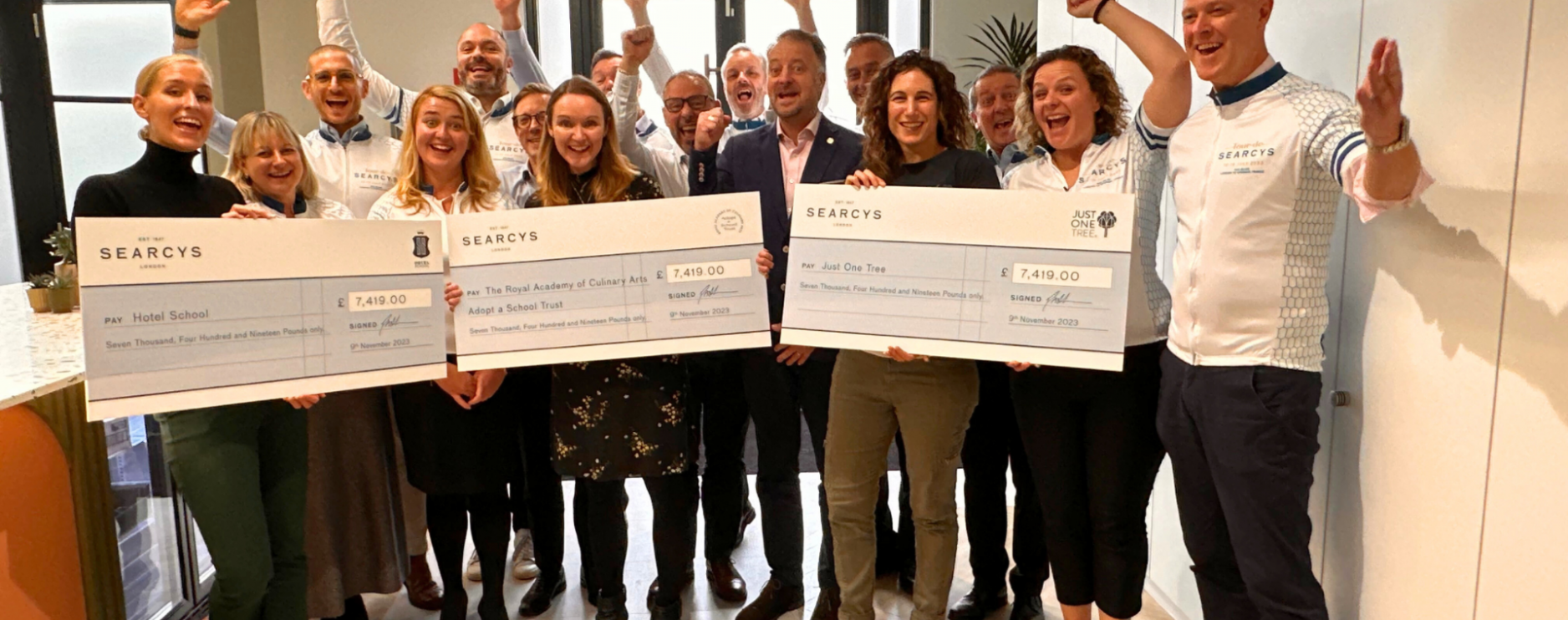Cycling Tour De Searcys raises over £22,000 for charity