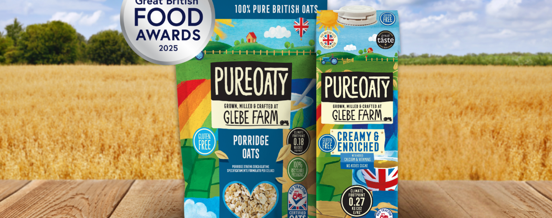 PureOaty triumphs at 2025 Great British Food Awards 