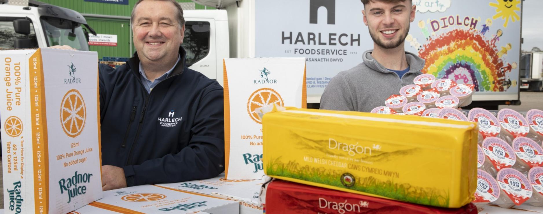 Harlech Foodservice reduces carbon impact & makes charitable donation