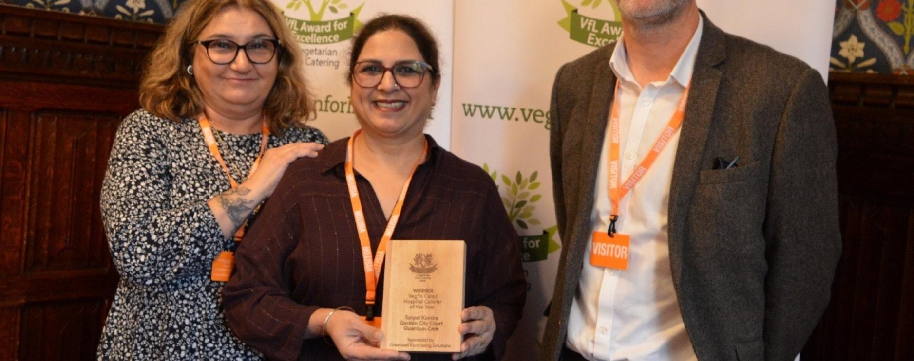 Vegetarian for Life celebrates catering excellence at awards ceremony 