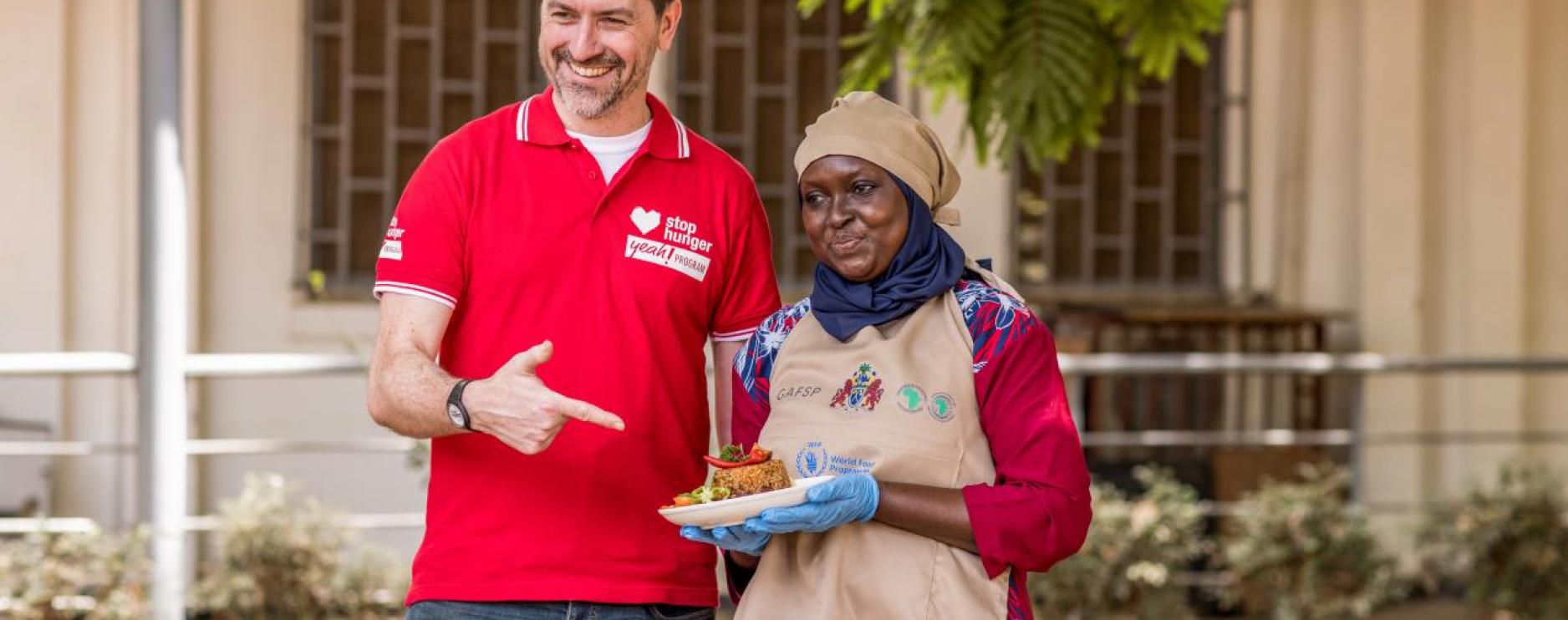 Sodexo chef joins mission to improve school meals in The Gambia