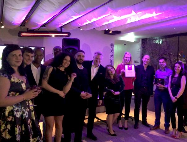 Bennett Hay team celebrating last month