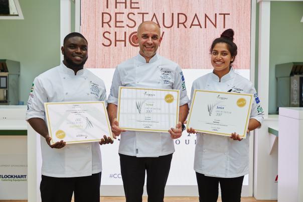 (L-R) Michael Ladapo, Aaron Latham and Faye de Souza