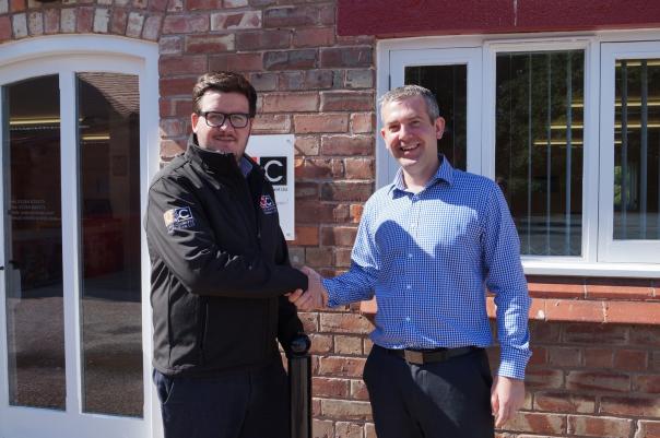 C&Cs Andy Sprott (left) with senior project manager, Keith Hartharn