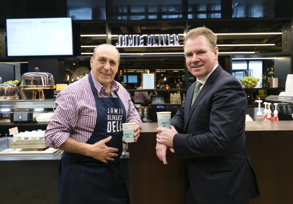 Chef Gennaro Contaldo and Frank Gleeson