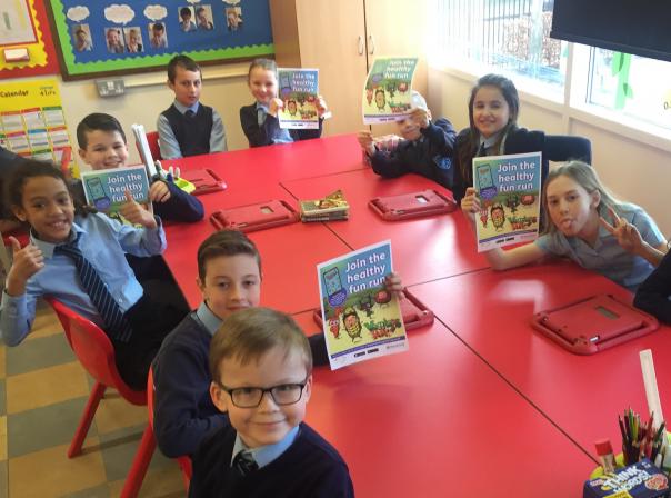 Engayne Primary school children playing the app