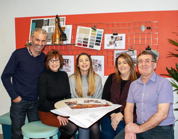 Catering Design Group team including Helen Davies, commercial director (second from left) Catering Design Group welcomes new safety accreditation