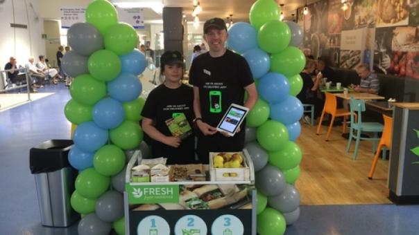 New collection points for ‘Fresh from Warrens' app at Derriford Hospital